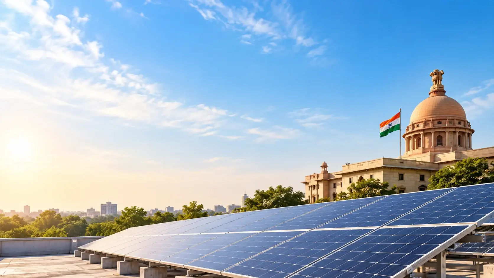 Government solar facility